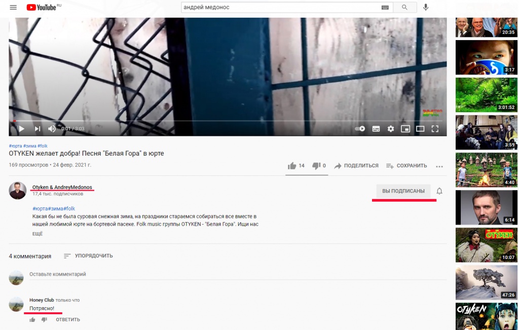 YouTube Андрей Медонос.jpg